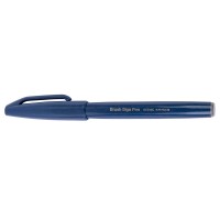 "Pentel"   Фломастер-кисть Brush Sign Pen   2,0 мм   кисть SES15C-CAX темно-синий