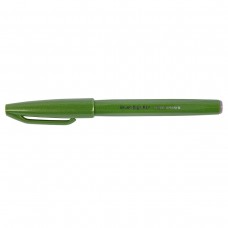 "Pentel"   Фломастер-кисть Brush Sign Pen   2,0 мм   кисть SES15C-D2X оливковый
