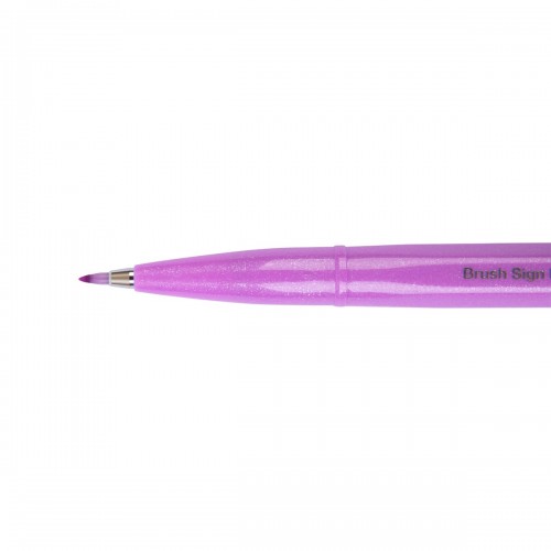 "Pentel"   Фломастер-кисть Brush Sign Pen   2,0 мм   кисть SES15C-P2X сиреневый