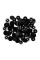Кнопка "Micron"   POM-15   Кнопки пластиковые   пластик  d 15 мм  15 шт. № 002 чёрный