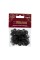 Кнопка "Micron"   POM-15   Кнопки пластиковые   пластик  d 15 мм  15 шт. № 002 чёрный