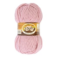 Пряжа ADELIA "RUSLANA"   75\% акрил, 25\% шерсть   5 шт. х  100 г  100 м ± 5 м №07 античная роза