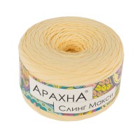 Пряжа ARACHNA "Sling Maxi"   100\% хлопок   4 шт. х  300 г ± 30 г  100 м ± 5 м №51 св.желтый