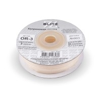 Лента капроновая 3 мм ( 1/8 ")  "BLITZ"   OR-3   45.7 м ± 0.5 м №003 бл. кремовый