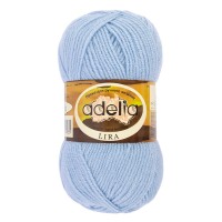 Пряжа ADELIA "LIRA"   100\% акрил   10 шт. х  50 г  200 м ± 5 м №11 голубой