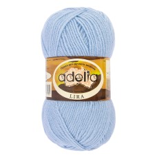 Пряжа ADELIA "LIRA"   100\% акрил   10 шт. х  50 г  200 м ± 5 м №11 голубой