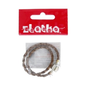 "Zlatka"   Браслет плетеный   RBL-01   21 см  5 шт  СК/Распродажа №12 бронза металлик