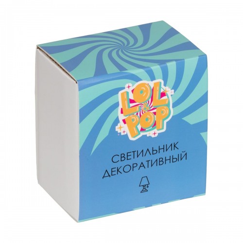 "Lol&Pop"   Светильник декоративный   LLP-310   в картонной упаковке №03 оранжевый