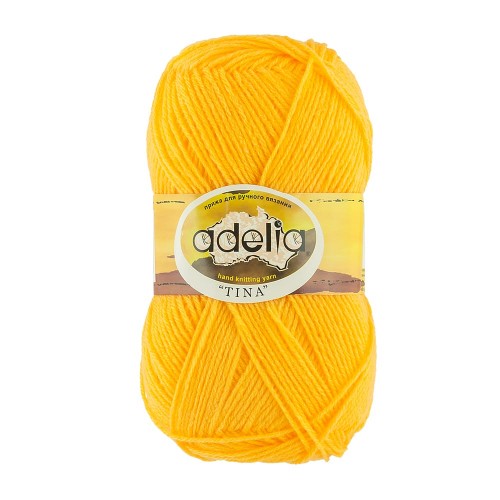 Пряжа ADELIA "TINA"   100\% акрил   5 шт. х  100 г  308 м ± 10 м №049 св.бирюза