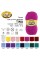 Пряжа ADELIA "TINA"   100\% акрил   5 шт. х  100 г  308 м ± 10 м №049 св.бирюза