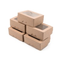 "S-CHIEF"   BFC-034   Коробка для  безе с ОКНОМ   10 x 8 x4 см  5 шт. .
