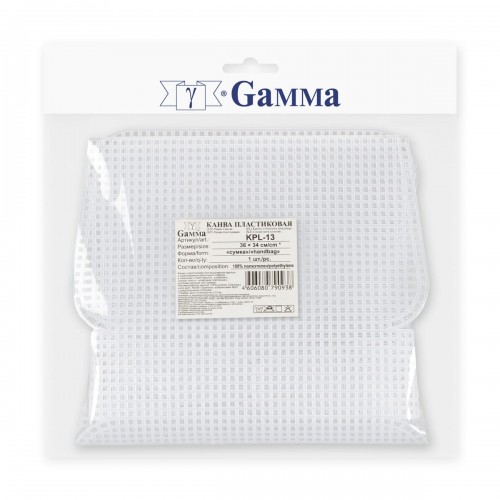 Канва KPL-13   "Gamma"   пластиковая   100\% полиэтилен   36 x 34 см  5 шт "сумка"