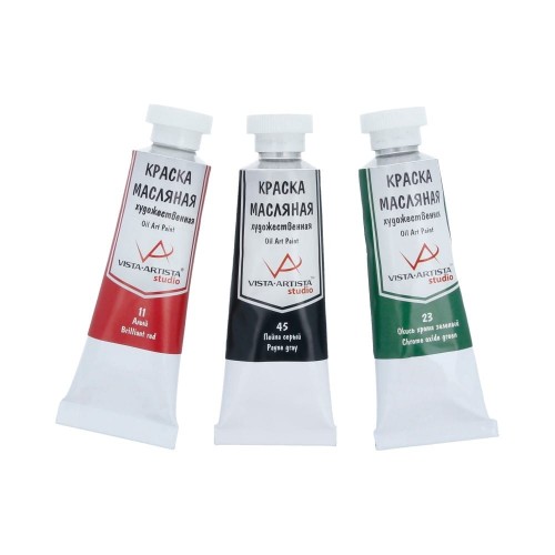 Краска масляная "VISTA-ARTISTA"   Studio   VAMP-45   45 мл  3 шт. 15 Охра красная (Red Ochre)