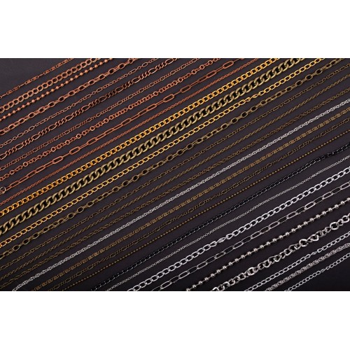 Фурнитура металл "Micron"   MI-05   Цепочка декоративная   2.8 х 1.8 мм  на бобине   25 м ± 0.5 м под бронзу