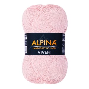 Пряжа ALPINA "VIVEN"   100\% бамбук   10 шт. х  50 г  405 м ± 15 м №25 сиреневый