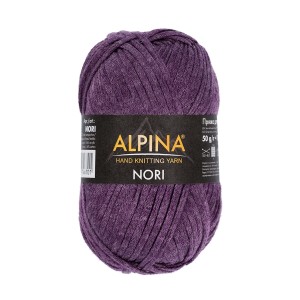 Пряжа ALPINA "NORI"   56\% акрил, 44\% хлопок   10 шт. х  50 г  100 м ± 5 м  СК/Распродажа №09 фиолетовый