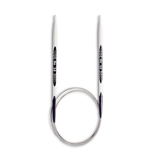 Спицы  PRYM 215806   круговые Ergonomics   пластик  d 5.0 мм  80 см  1 шт .