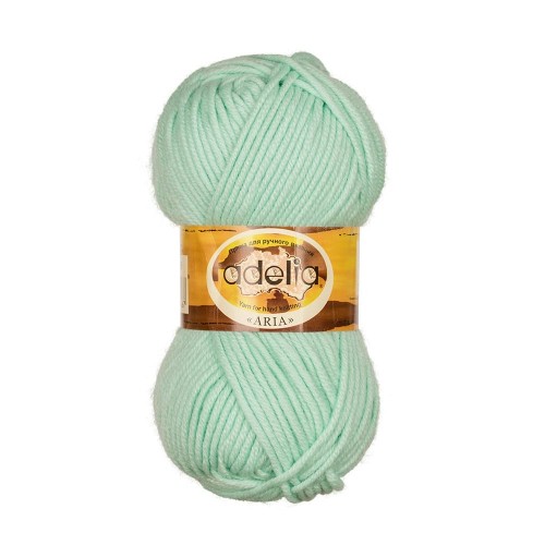 Пряжа ADELIA "ARIA"   100\% акрил   5 шт. х  100 г  100 м ± 5 м №14 т.зеленый