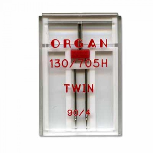 Иглы для быт. шв. машин "ORGAN"   90/4   1 шт  в пенале 5102051 двойные