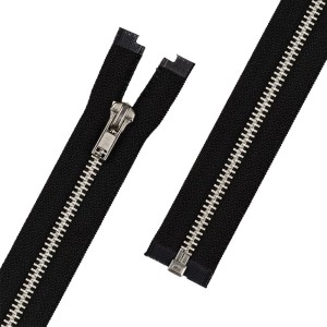 Молния Металл никель ZIP 5N   однозамковая   60 см Тип 5   10 шт  разъёмная   "Gamma" №145 т.красный