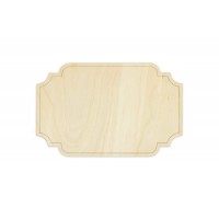 Заготовка для декорирования "Mr. Carving"   ВД-724   Панно с обводкой   фанера   16  х 25 х  0.4 см .