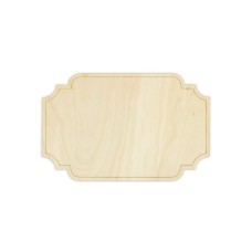 Заготовка для декорирования "Mr. Carving"   ВД-724   Панно с обводкой   фанера   16  х 25 х  0.4 см .