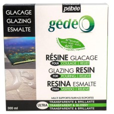 "PEBEO"   Эпоксидная био-смола с эффектом глазури biOrganic Gedeo   300 мл 766182 прозрачный