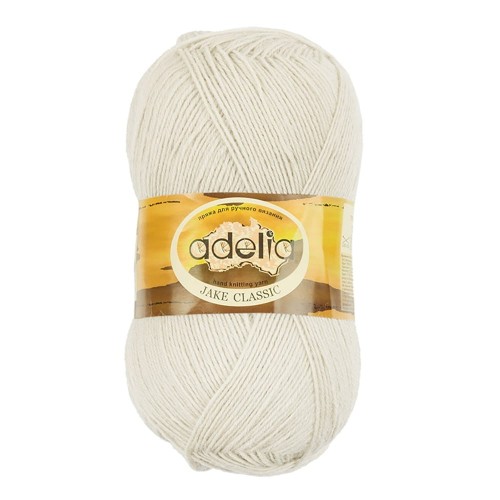Пряжа ADELIA "JAKE CLASSIC"   75\% шерсть, 25\% нейлон   5 шт. х  100 г  410 м ± 15 м  СК/Распродажа №09 т.коричневый