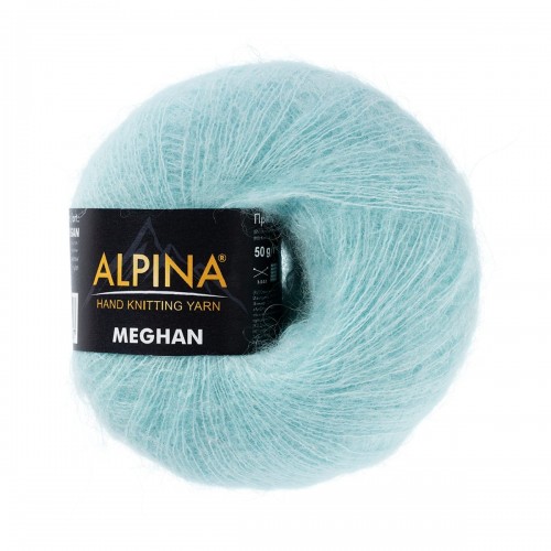 Пряжа ALPINA "MEGHAN"   73\% кид мохер, 27\% нейлон   4 шт. х  50 г  390 м ± 10 м №10 персиковый
