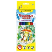 "ВКФ"   "Волшебные сказки"   Набор цветных карандашей   FP-CP-1024   заточенный   4 х  24 цв.   "ВКФ"   "Волшебные сказки"   Набор цветных карандашей   FP-CP-1024   заточенный   4 х  24 цв.