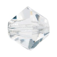 Бусина Чехия "PRECIOSA"   бусины   451-69-302   Crystal   3.6 х 4 мм  24 шт прозрачный (crystal)