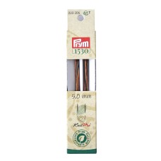 Спицы  PRYM 223306   съемные длинные "Natural"   береза  d 5.0 мм  11.6 см  2 шт .
