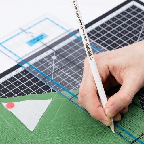 "Micron"   CEL-01   Карандаши для кроя   2 шт.  белый, графитовый белый; графитовый