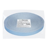 Лента киперная с люрексом   20 мм  TPTL-20   50 м голубой-серебристый/blue-silver