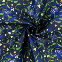 Ткань для пэчворка PEPPY   НОВОГОДНЯЯ СКАЗКА   ФАСОВКА   50 х 50 см  135 г/кв.м ± 5   100\% хлопок НС-16 синий