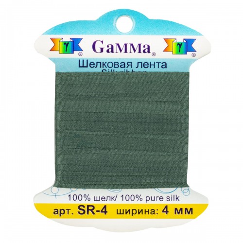 "Gamma"   шелковая   SR-4   ФАСОВКА   0.2 -  4 мм  9.1 м ± 0.5 м №224 серо- зеленый