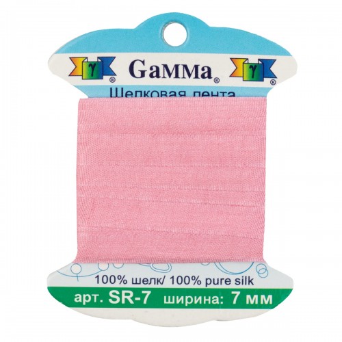 "Gamma"   шелковая   SR-7   ФАСОВКА   0.2 -  7 мм  9.1 м ± 0.5 м №070 св. розовый