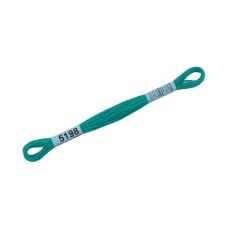 Нитки для вышивания "Gamma"    мулине  ( 3173-6115 )  100\% хлопок   24 x  8 м №5198 т.бирюзовый