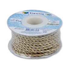 Шнур "Gamma"   3 мм  GC-032   витой   9.1 м ± 0.5 м №093/золото бежевый