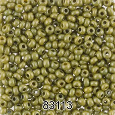 Бисер Чехия круглый 7   10/0   2.3 мм  500 г 83113 (Ф468) св.оливковый