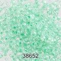 Бисер Чехия круглый 5 10/0 2.3 мм 500 г 38652 (Ф429) серо-зеленый