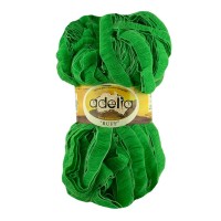Пряжа ADELIA "RUFF"   100\% акрил   2 шт. х  150 г  60 м ± 3 м  СК/Распродажа №29 яр.зеленый