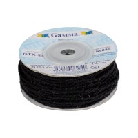 Шнур "Gamma"   2 мм  GTX-25   бечевка   25 м ± 0.5 м  №039 черный