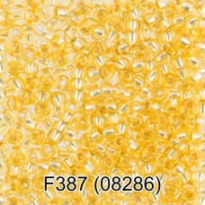 Бисер Чехия "GAMMA" круглый 6   10/0   2.3 мм  10 х  5 г  1-й сорт F387 желтый ( 08286 )