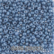 Бисер Чехия "GAMMA" круглый 7   10/0   2.3 мм  50 г  1-й сорт G450 т.синий ( 33023 )