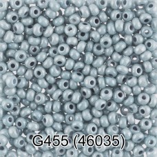 Бисер Чехия "GAMMA" круглый 7   10/0   2.3 мм  50 г  1-й сорт G455 зелено-голубой ( 46035 )