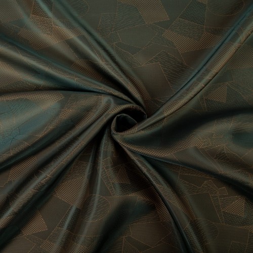 Ткань подкладочная "Gamma"   Taffeta с рисунком   JTR   52\% полиэстер, 48\% вискоза   145 см ± 2 см №022 т.оливковый (абстракция)