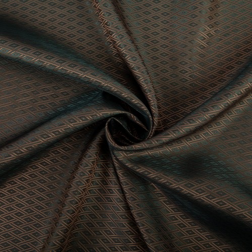 Ткань подкладочная "Gamma"   Taffeta с рисунком   JTR   52\% полиэстер, 48\% вискоза   145 см ± 2 см №033 коричневый