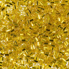 Бисер Чехия BUGLES   351-22001   1 "  25.4 мм  50 г 87010 желтый