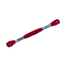 Нитки для вышивания "Gamma"    мулине  ( 0001-0206 )  100\% хлопок   24 x  8 м №0064 т.красный